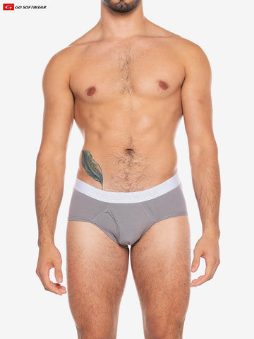 boost padded front pouch,  front view color pewter