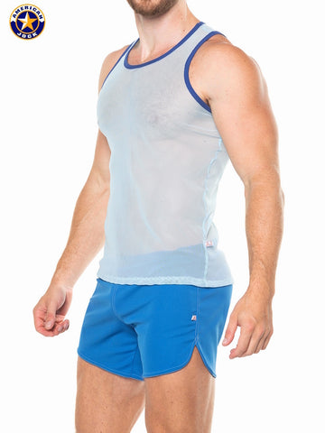 A J Physique Mesh Tank Top