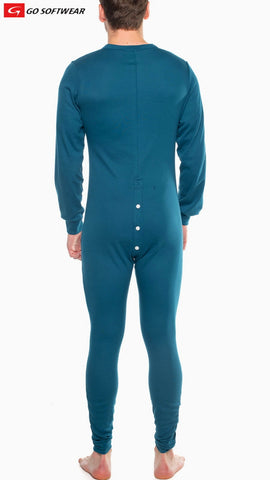 Lumber Jack Open Back Union Suit