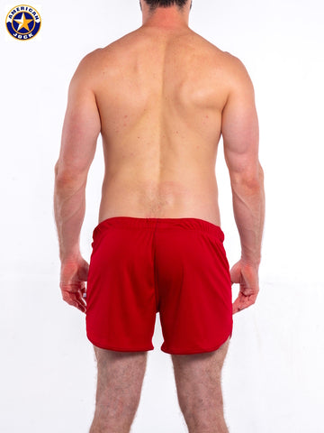 A J Gym Short with Built-in Jockstrap