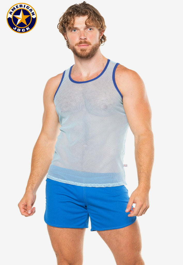 A J Physique Mesh Tank Top  GO SOFTWEAR / AMERICAN JOCK