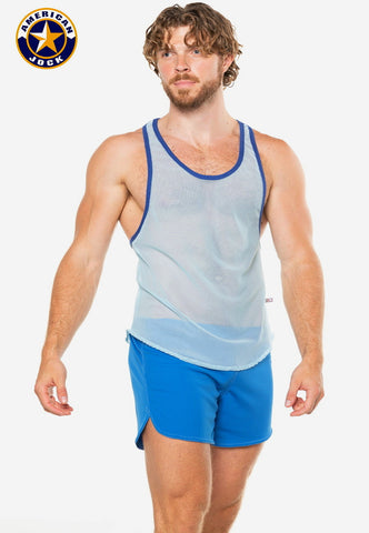 A J Physique Mesh Gym Tank